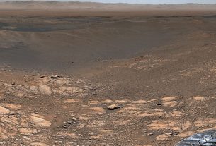 The Curiosity took a picture of 1.8 billion pixels from Mars