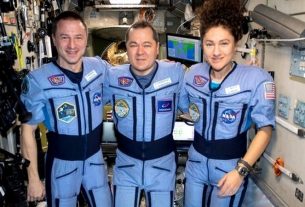 ISS astronauts return to a very different world