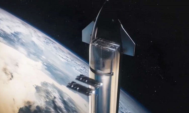 SpaceX's Starship will deploy the satellites as a PEZ dispenser