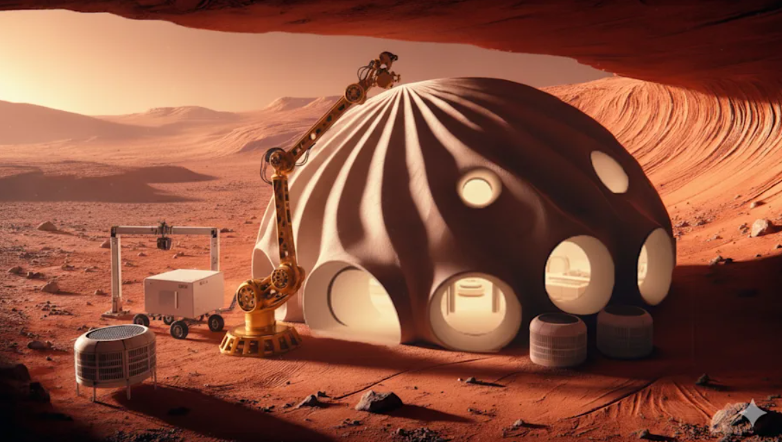 Two Bacteria Could Help Humans Build the First Homes on Mars